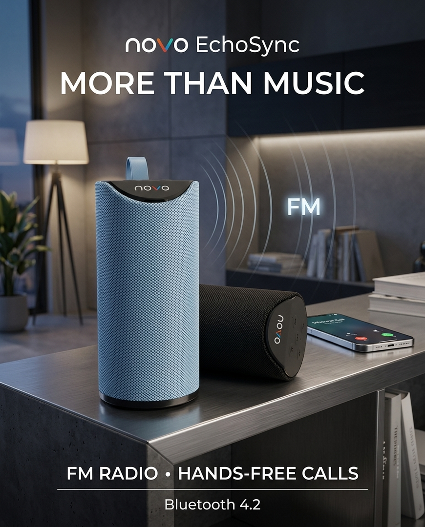 novo EchoSync Bluetooth Speaker