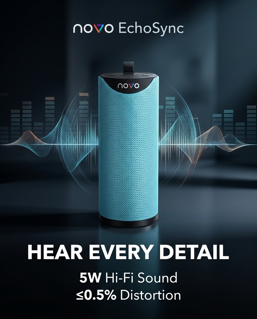 novo EchoSync Bluetooth Speaker