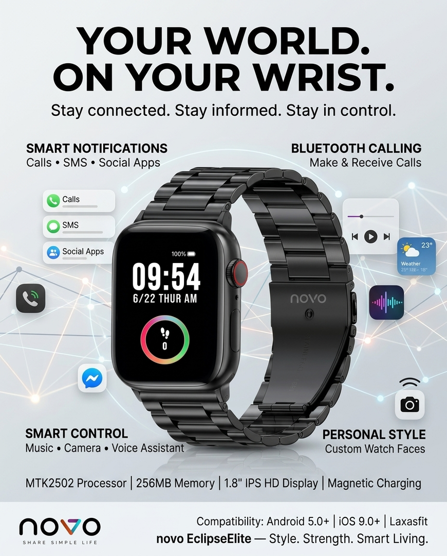 novo EclipseElite Smartwatch