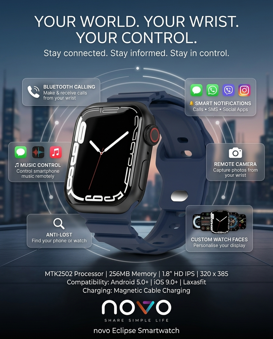 novo Eclipse Smartwatch