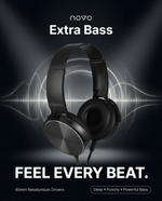 Load image into Gallery viewer, novo Extra Bass Stereo Headphones