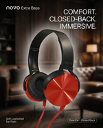 Load image into Gallery viewer, novo Extra Bass Stereo Headphones