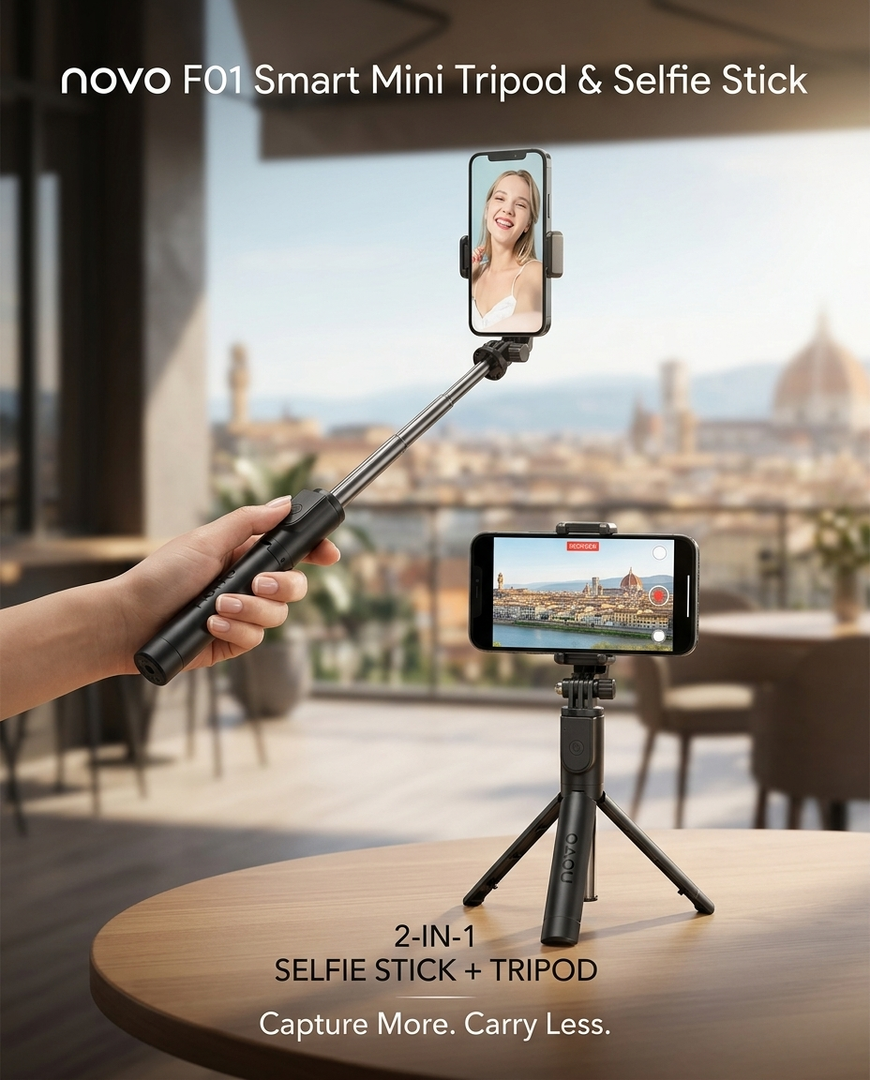 novo F01 Wireless Mini Tripod