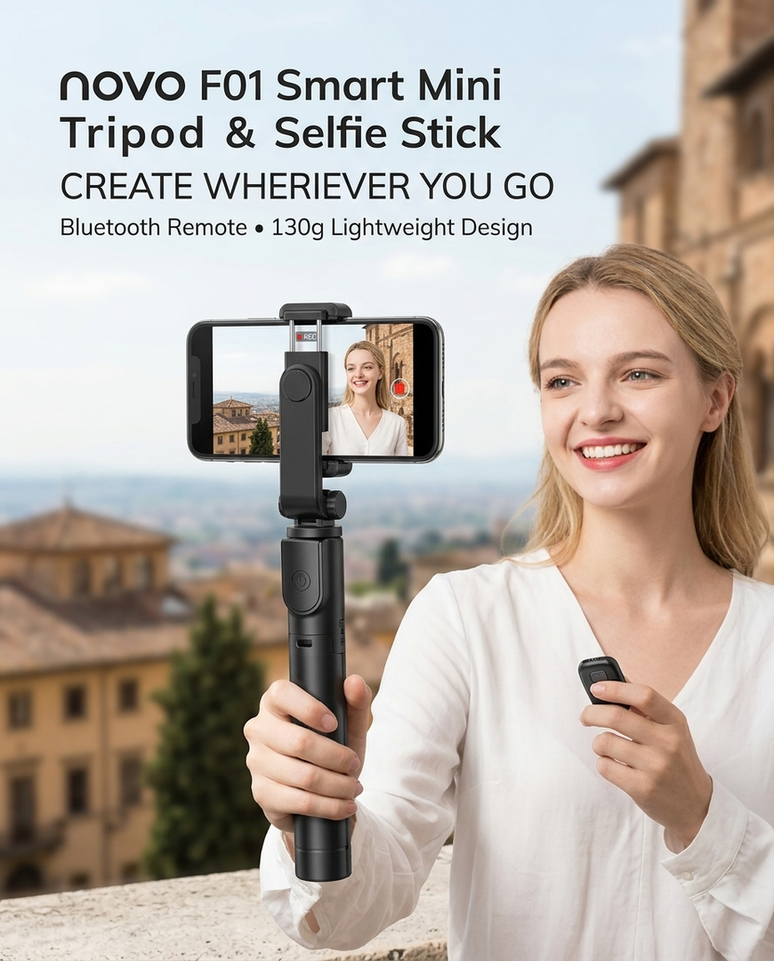 novo F01 Wireless Mini Tripod