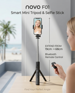 Load image into Gallery viewer, novo F01 Wireless Mini Tripod