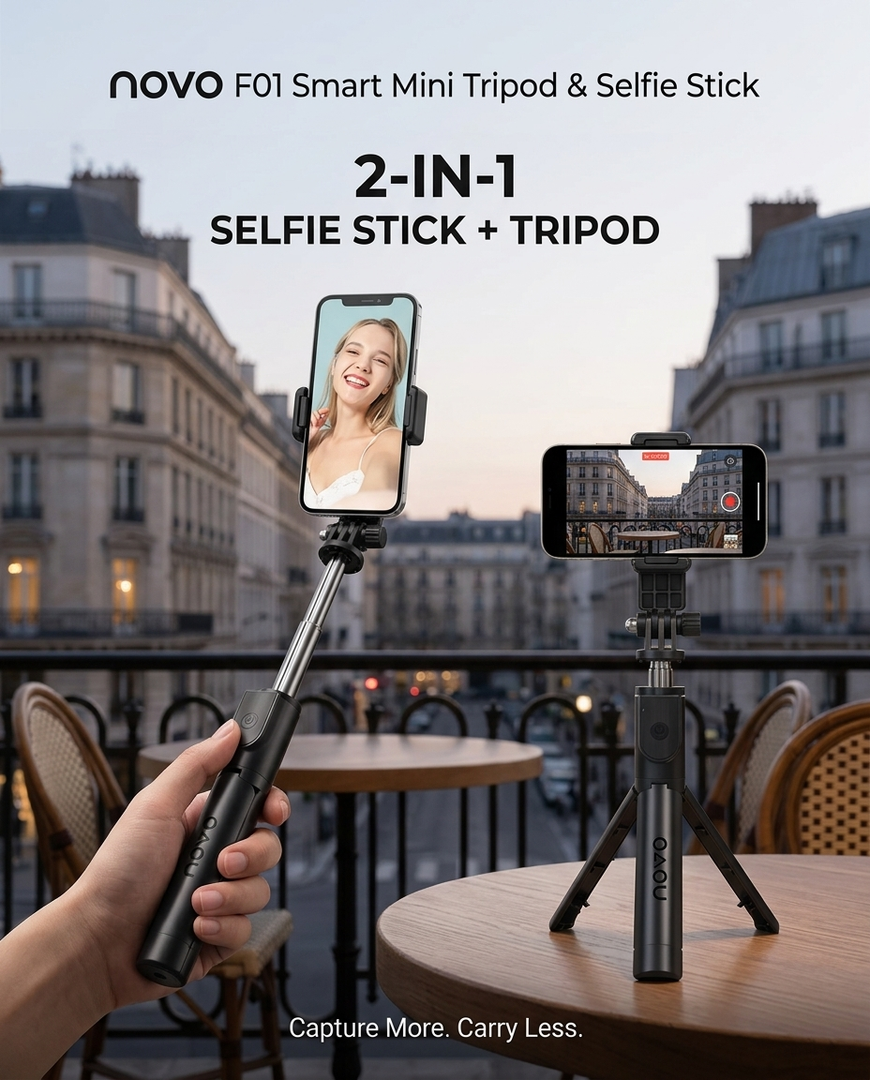 novo F01 Wireless Mini Tripod