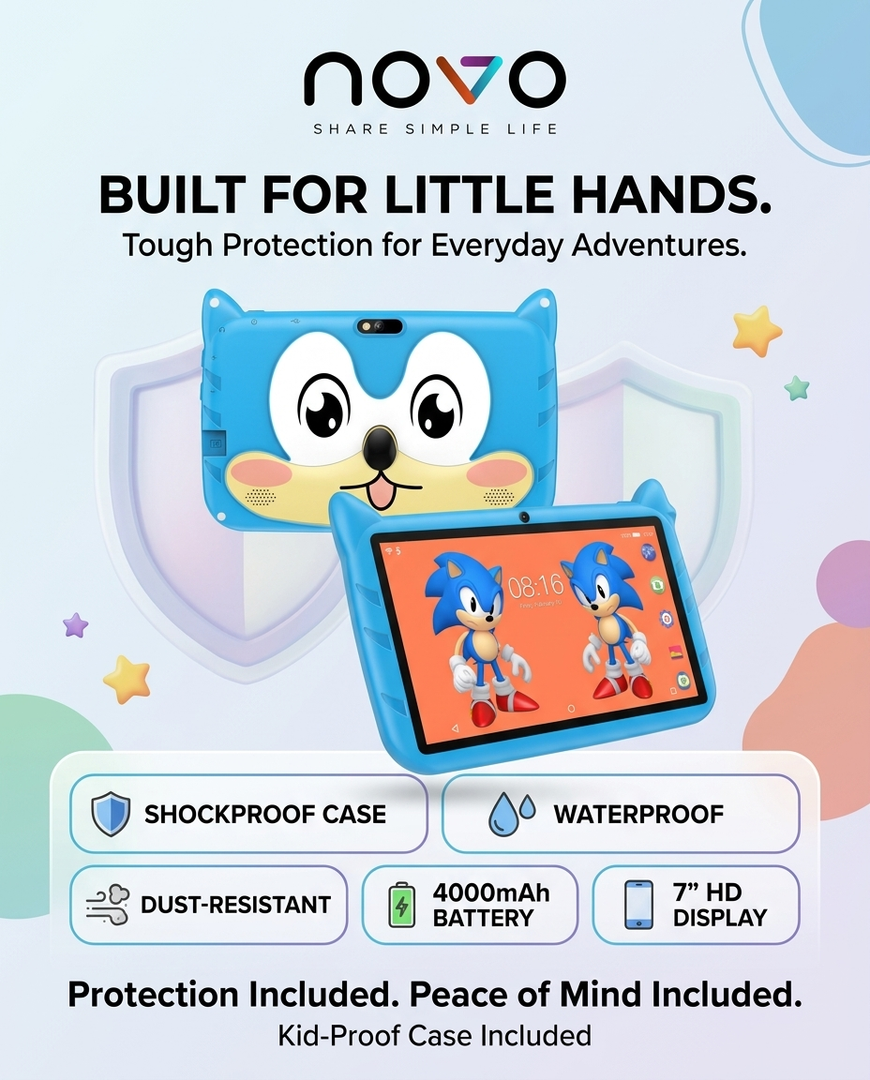 novo FunTab 7” Kids Android Tablet PC