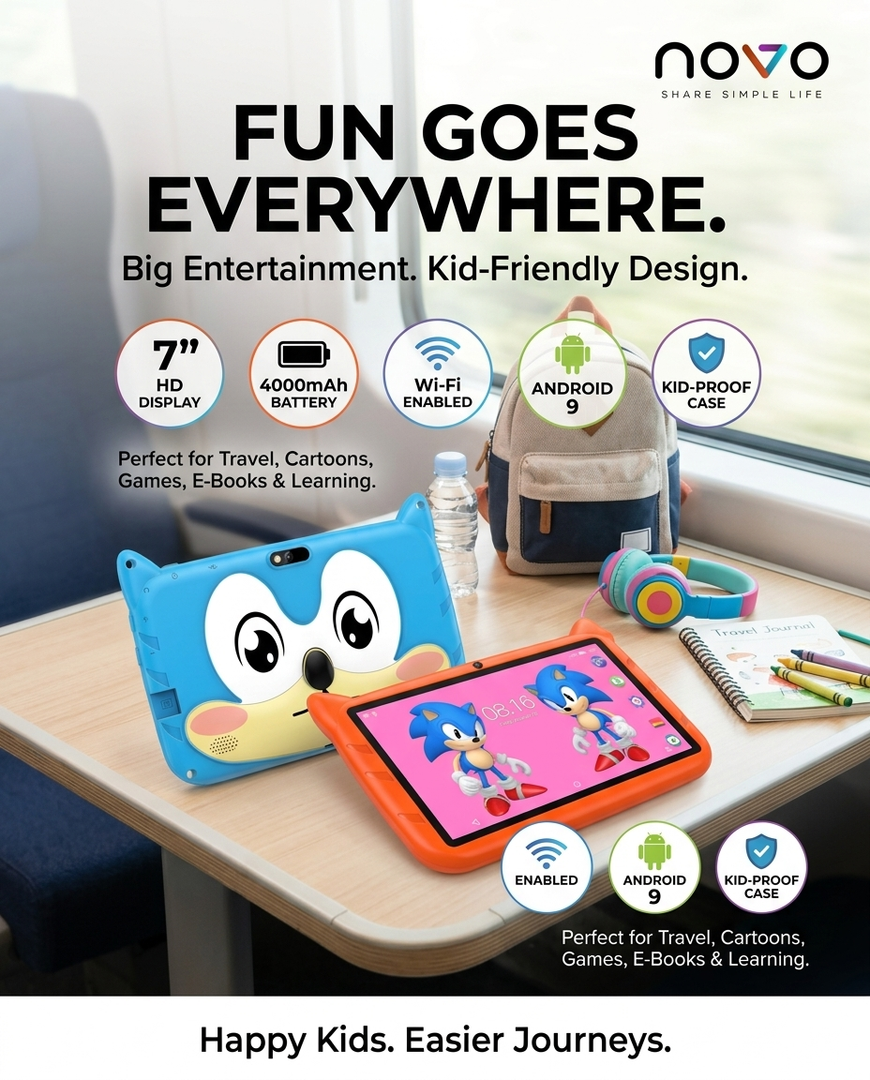 novo FunTab 7” Kids Android Tablet PC