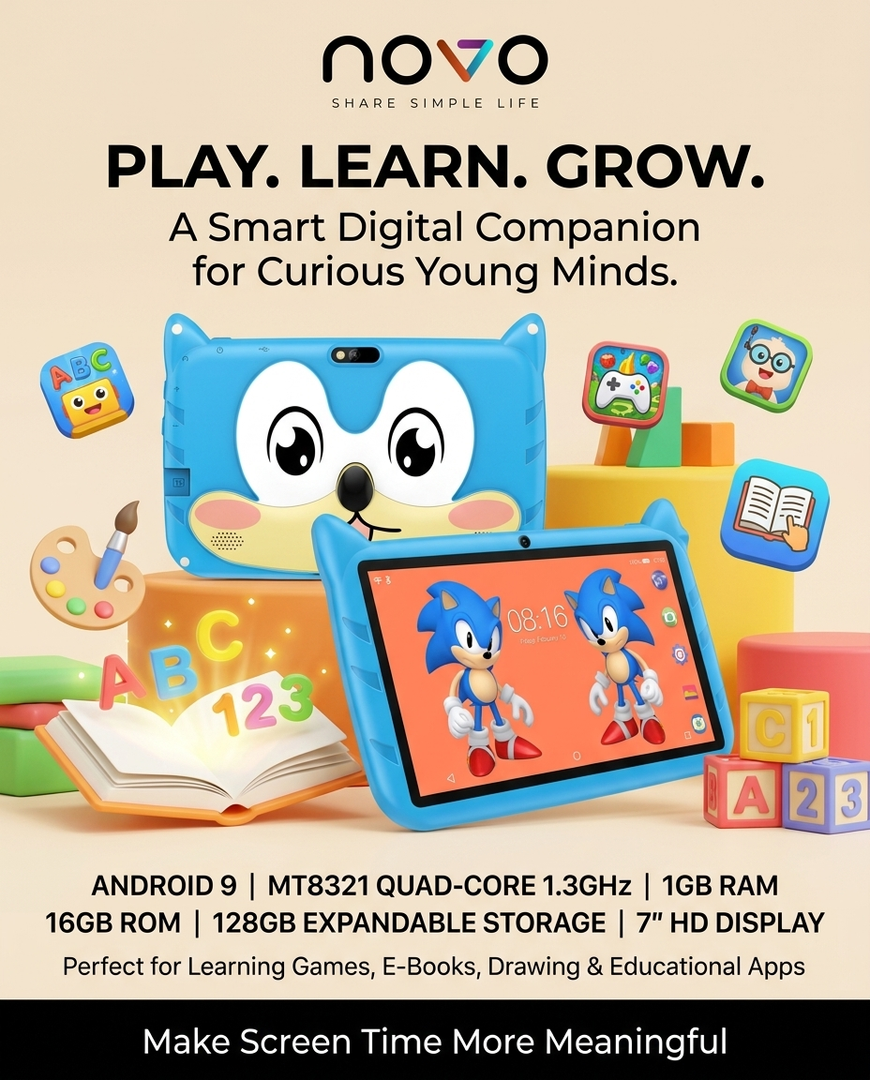 novo FunTab 7” Kids Android Tablet PC