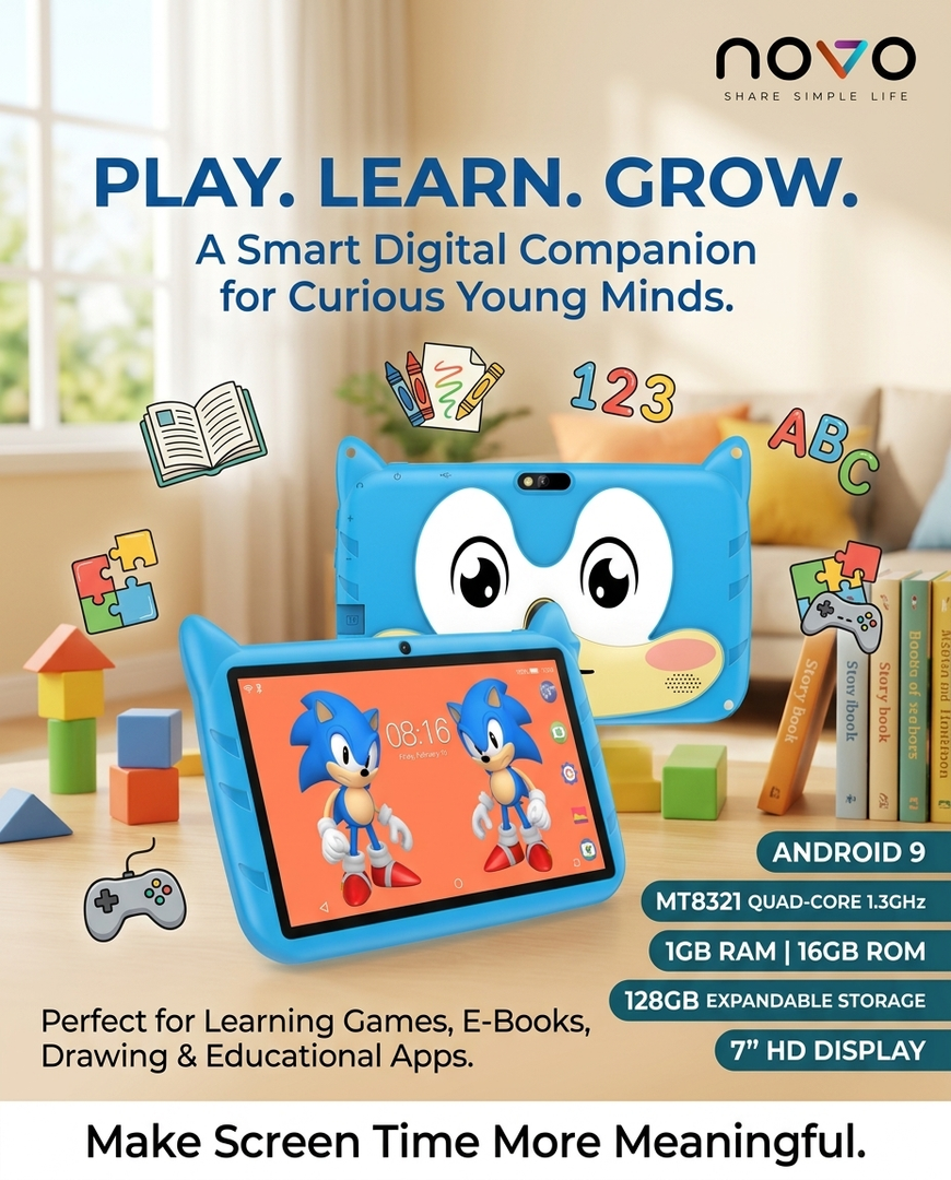 novo FunTab 7” Kids Android Tablet PC