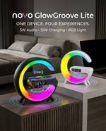 Load image into Gallery viewer, novo GlowGroove Lite Wireless BT Speaker