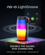 Load image into Gallery viewer, novo LightGroove Bluetooth Speaker