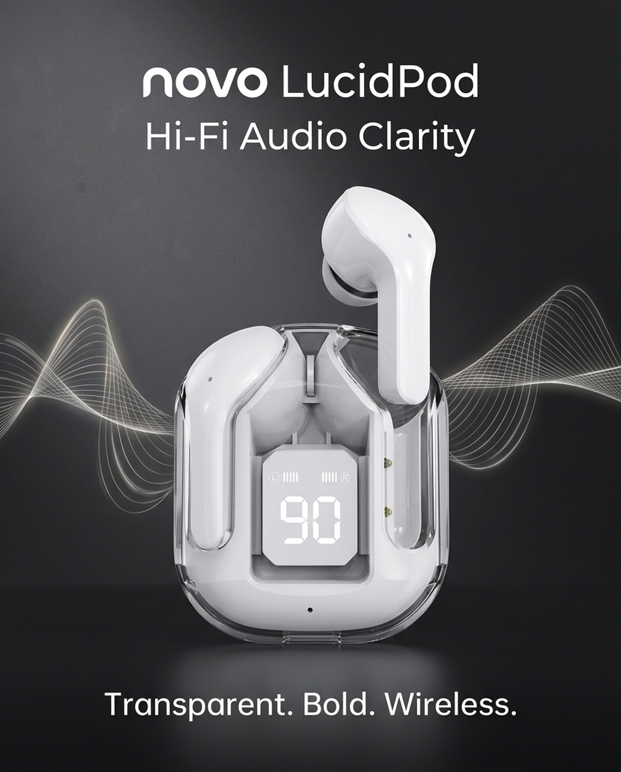 novo LucidPod True Wireless Earbuds