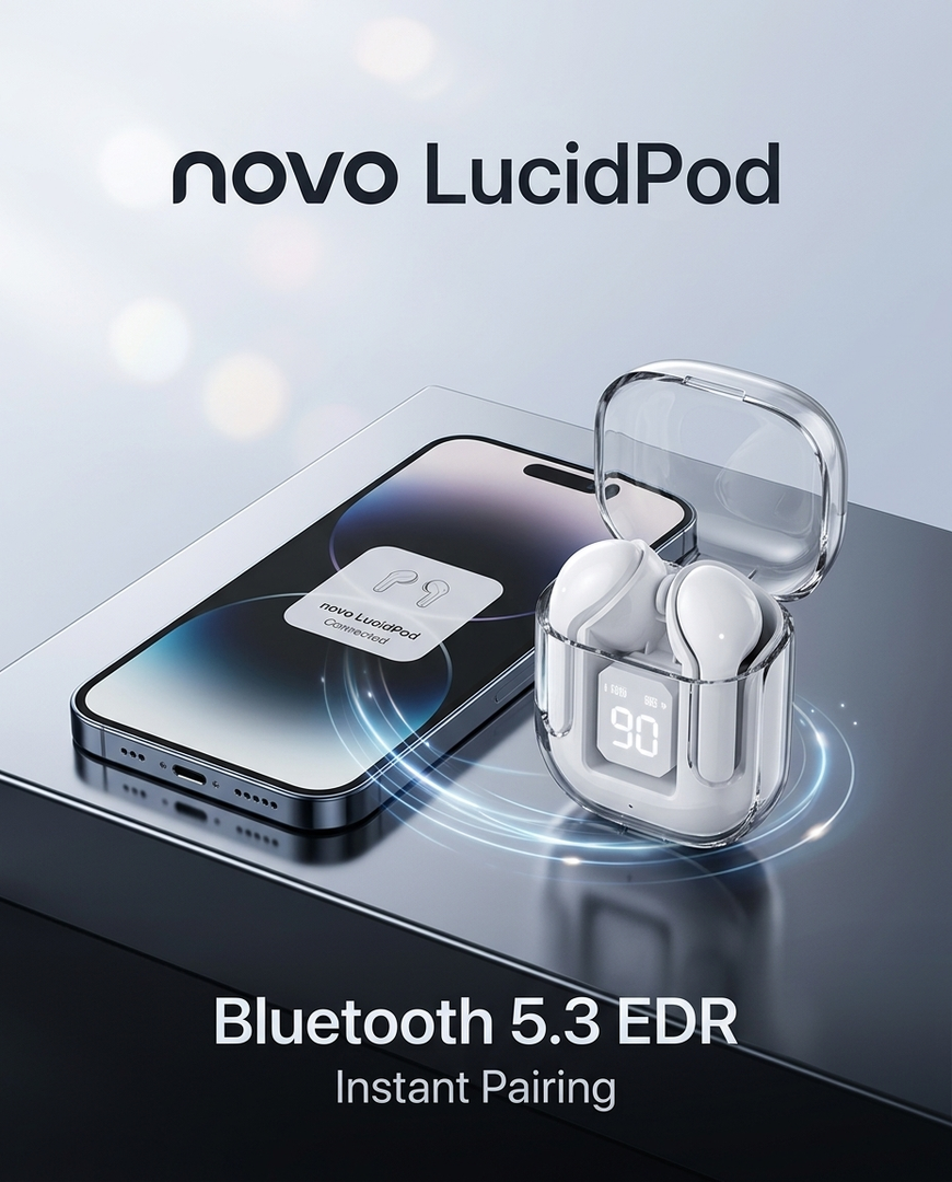 novo LucidPod True Wireless Earbuds
