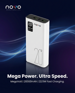 Load image into Gallery viewer, novo MegaVolt 20000mAh 22.5W Power Bank