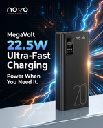 Load image into Gallery viewer, novo MegaVolt 20000mAh 22.5W Power Bank