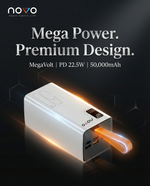 Load image into Gallery viewer, novo MegaVolt 50000mAh 22.5W Power Bank