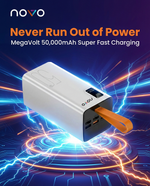 Load image into Gallery viewer, novo MegaVolt 50000mAh 22.5W Power Bank