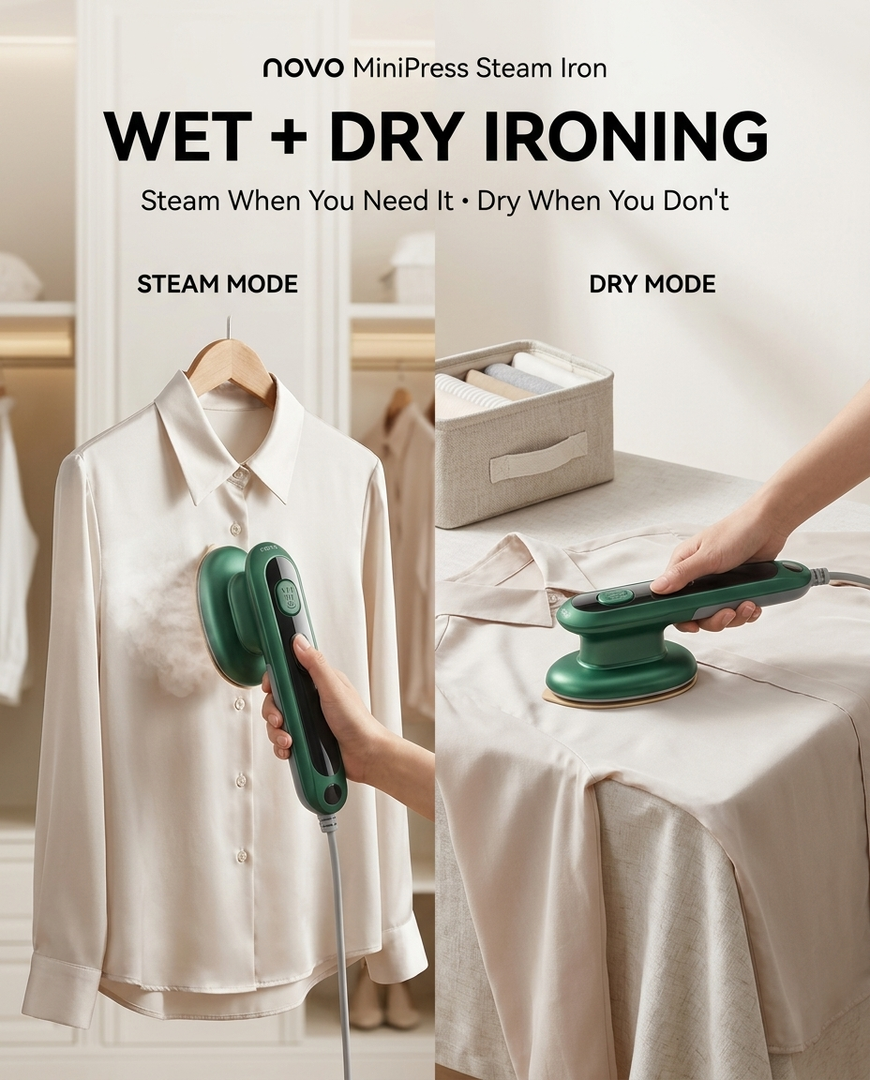 novo MiniPress Steam Iron