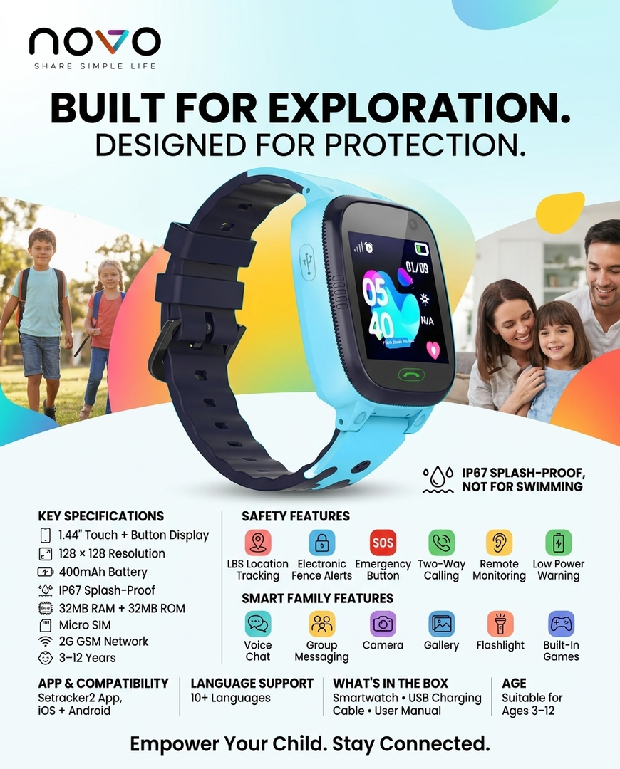 novo Minimate Kids Smartwatch