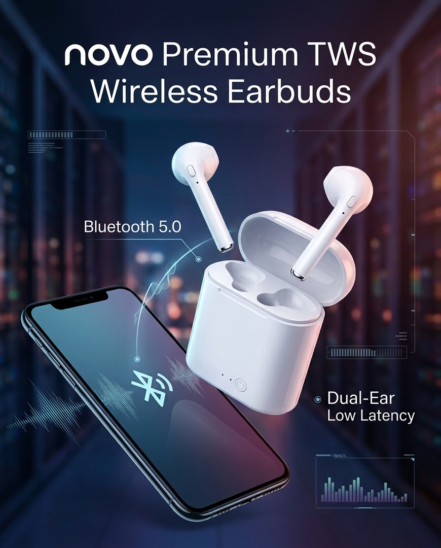 novo Premium TWS Wireless Earbuds
