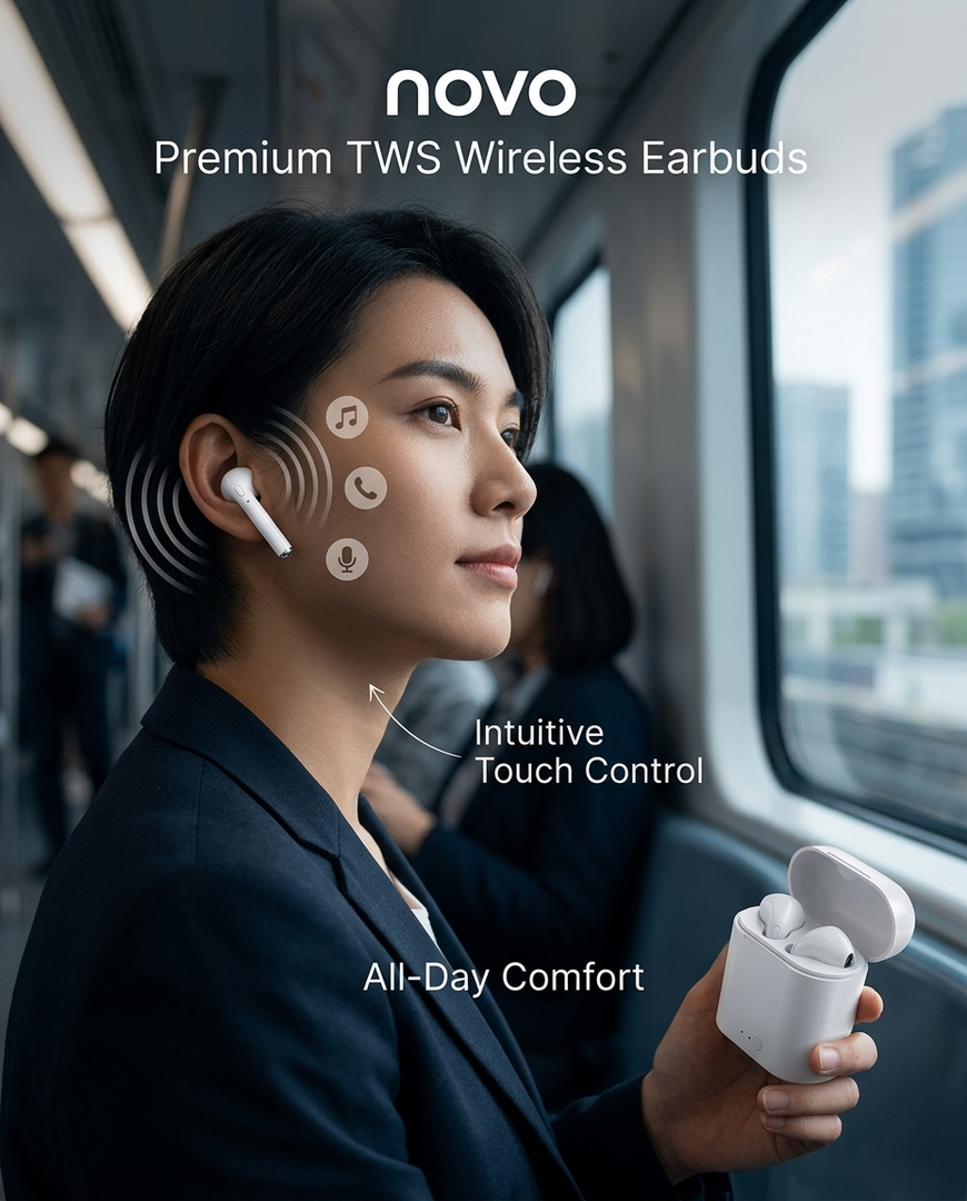 novo Premium TWS Wireless Earbuds
