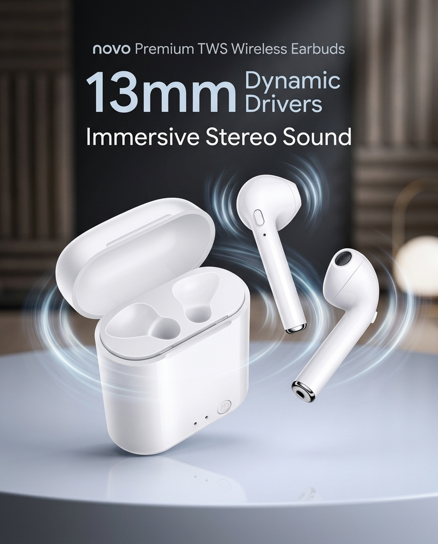 novo Premium TWS Wireless Earbuds