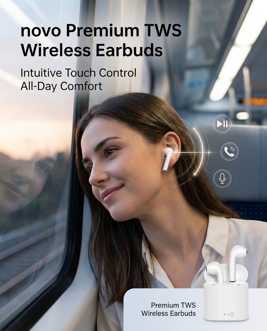 novo Premium TWS Wireless Earbuds