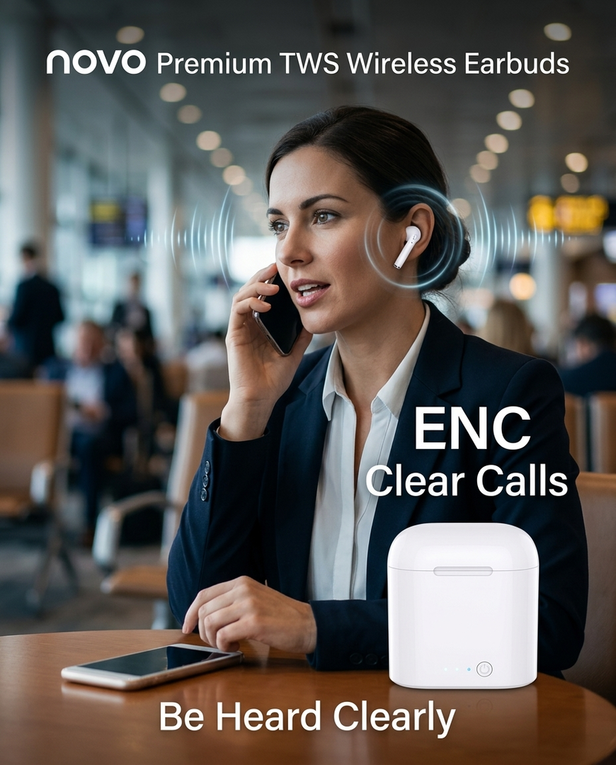 novo Premium TWS Wireless Earbuds