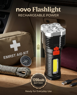 Load image into Gallery viewer, novo Rechargeable LED Flashlight (5 Core Lights)
