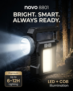 Load image into Gallery viewer, novo Rechargeable LED searchlight