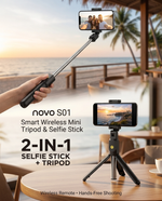 Load image into Gallery viewer, novo S01 Wireless Mini Tripod