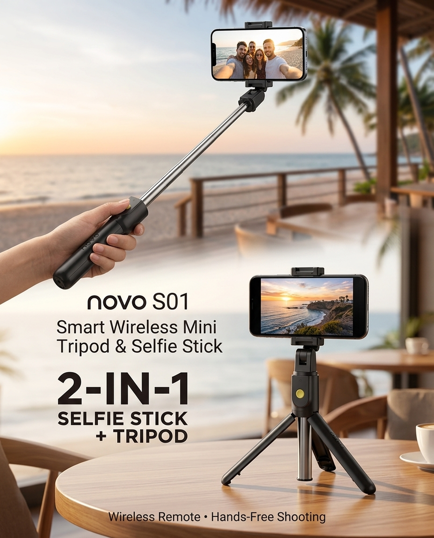 novo S01 Wireless Mini Tripod