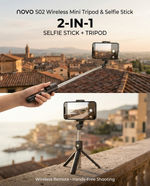 Load image into Gallery viewer, novo S02 Wireless Mini Tripod