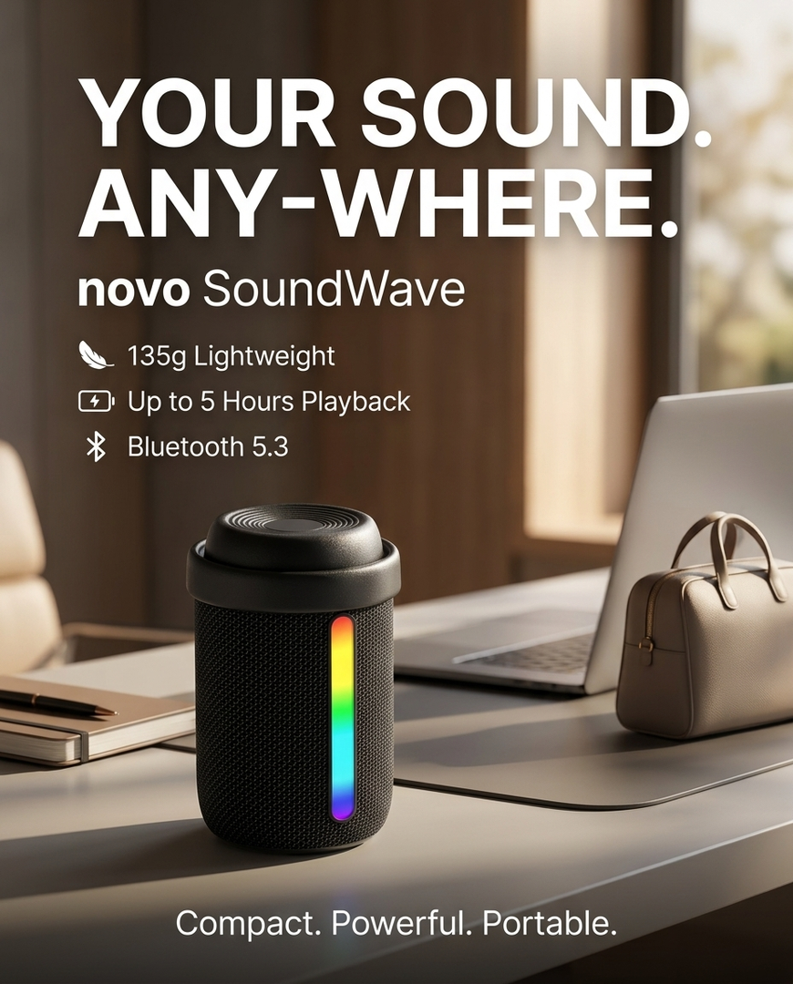 novo SoundWave Bluetooth Speaker