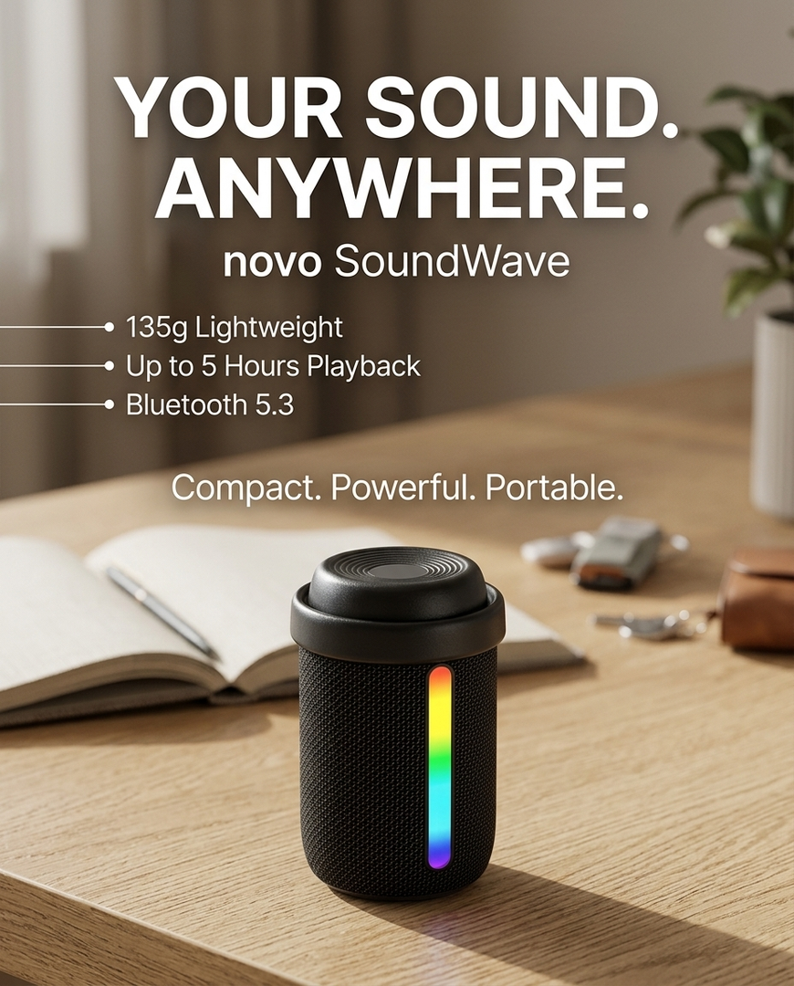 novo SoundWave Bluetooth Speaker