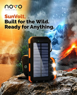 Load image into Gallery viewer, novo SunVolt 20000mAh Solar Power Bank