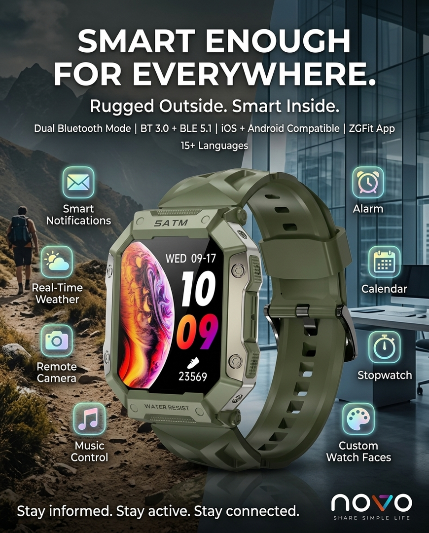 novo TitanTough Smartwatch