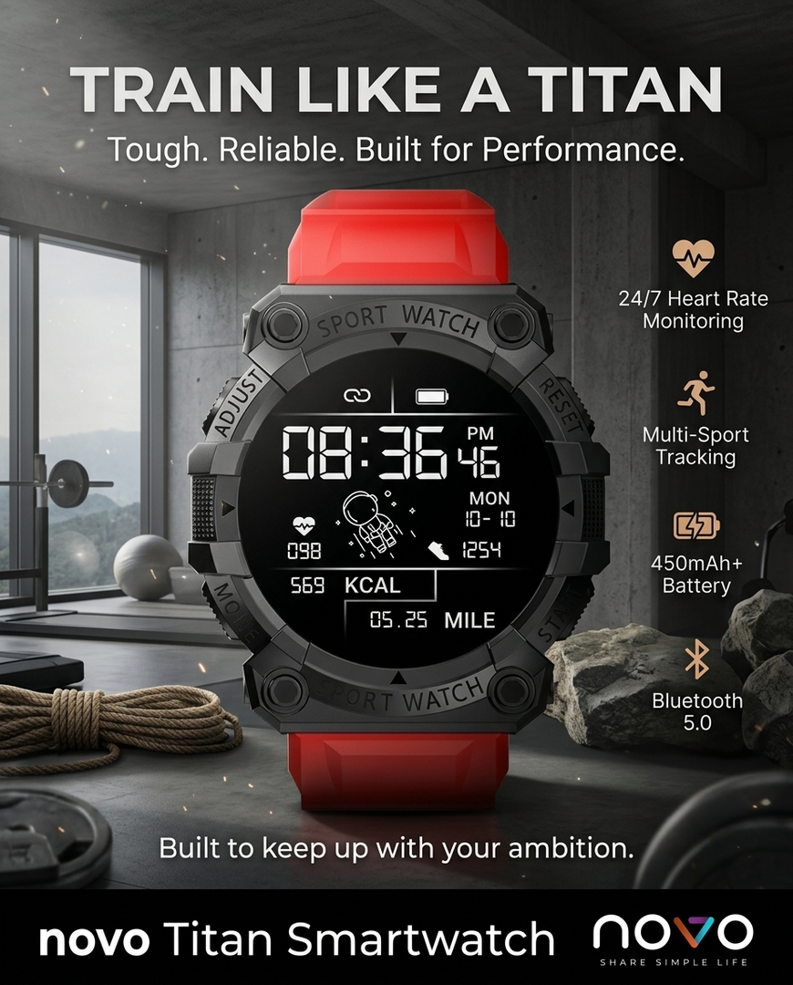 novo Titan Smartwatch