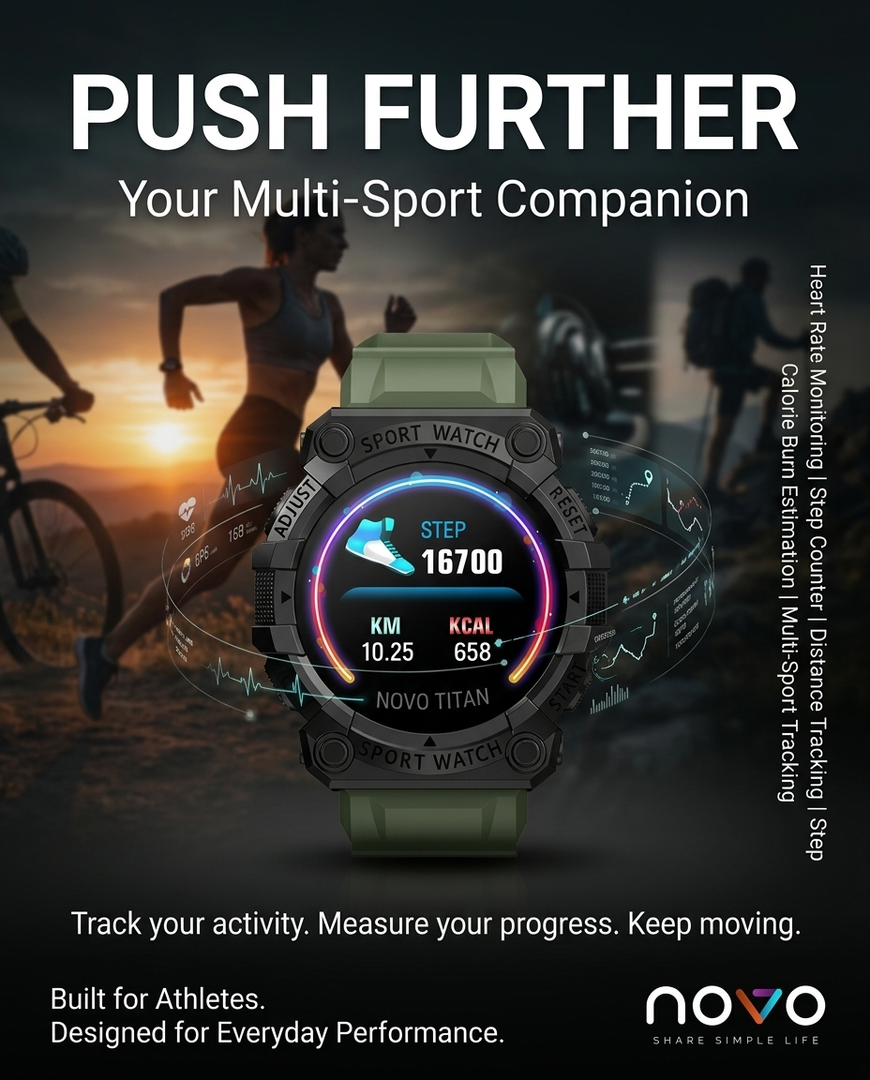 novo Titan Smartwatch
