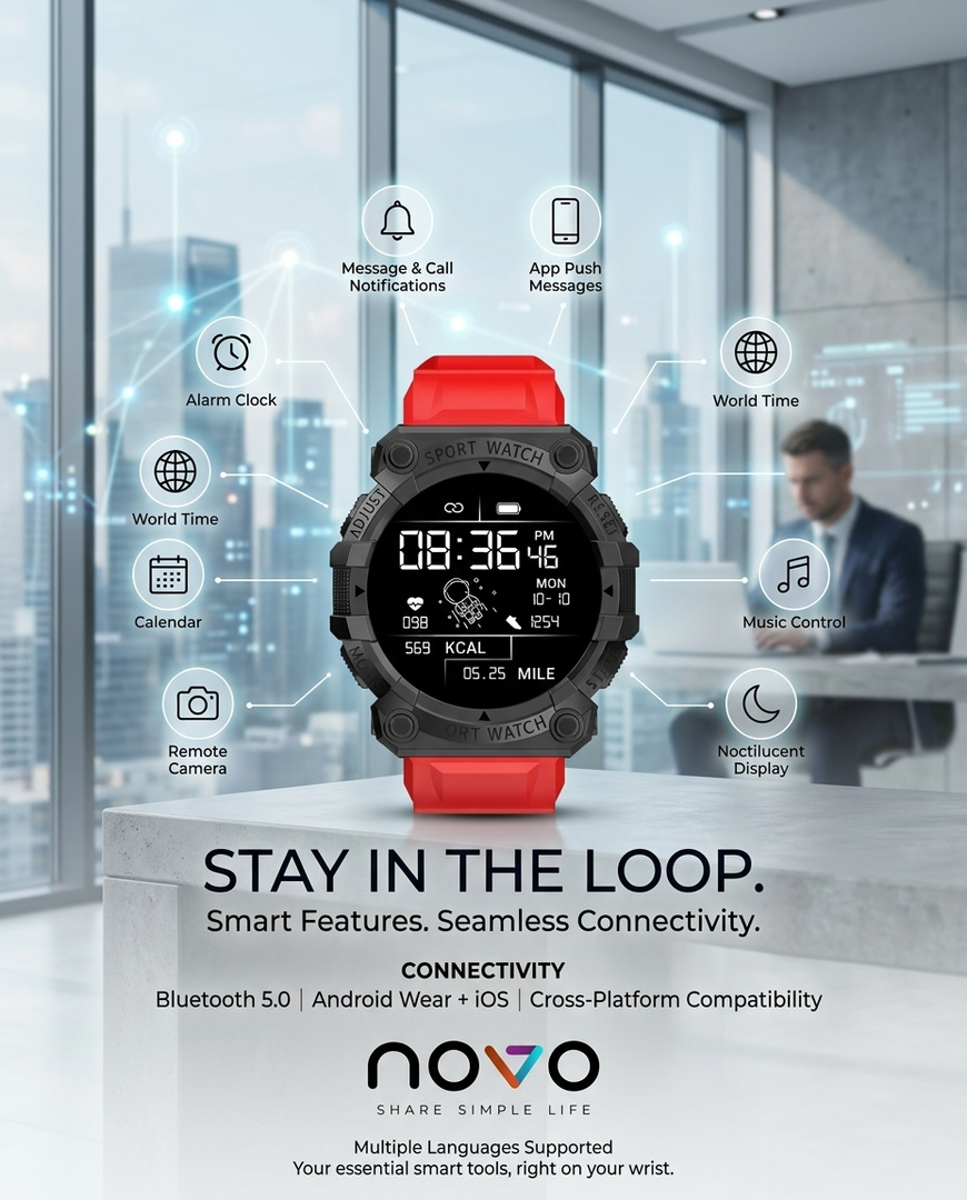 novo Titan Smartwatch