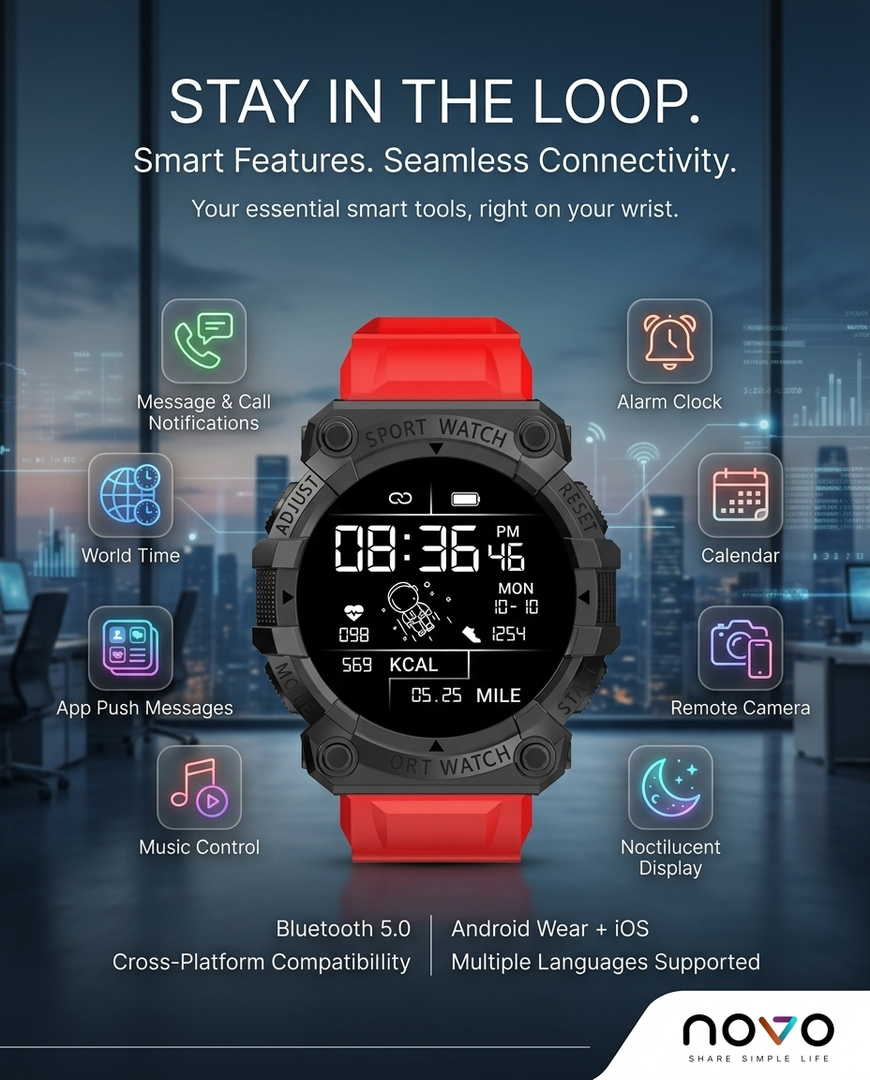 novo Titan Smartwatch