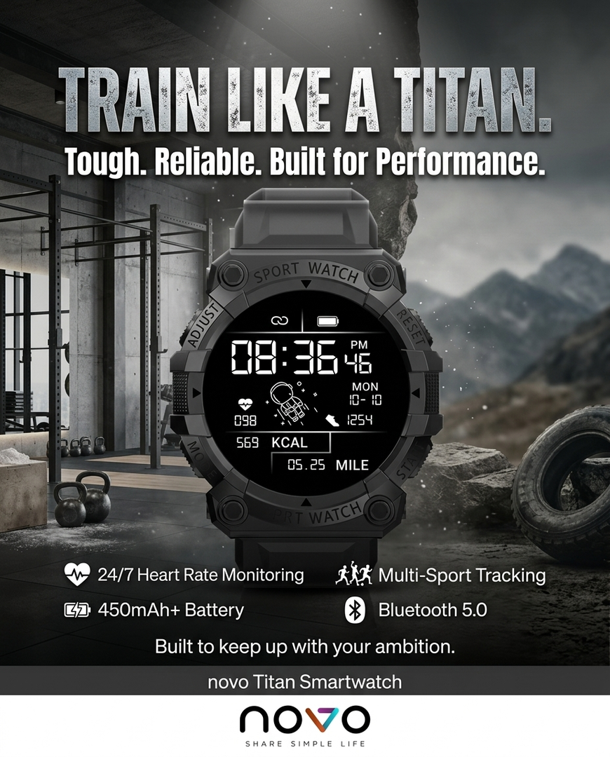 novo Titan Smartwatch