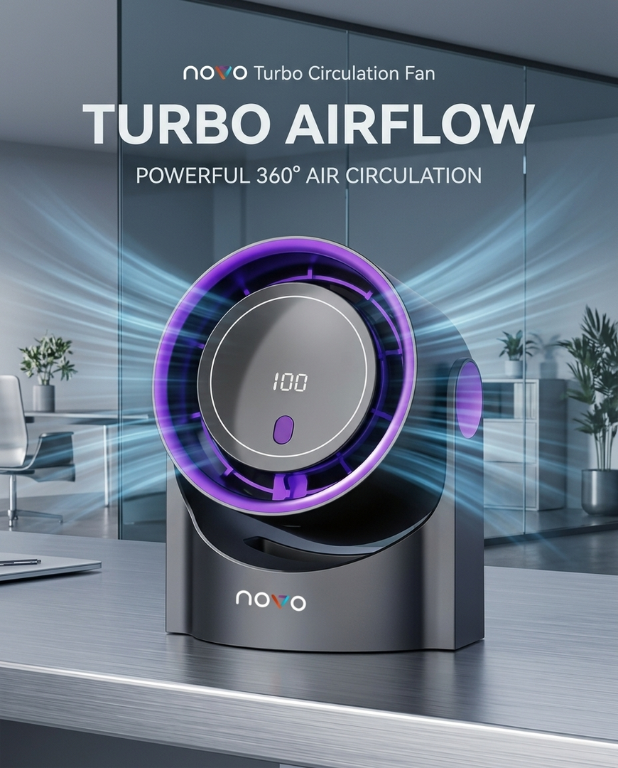 novo Turbo Circulation Fan
