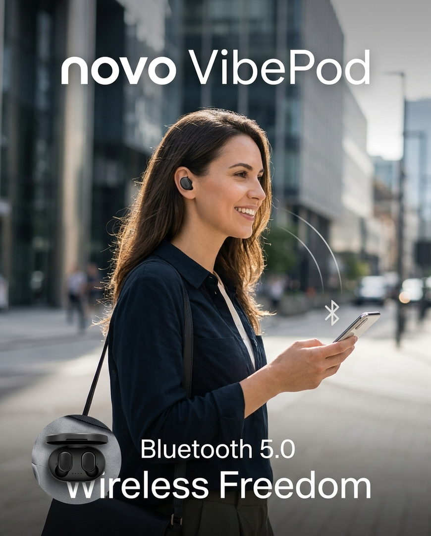 novo VibePod True Wireless Earbuds