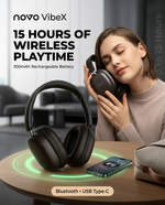 Load image into Gallery viewer, novo VibeX Over-Ear Wireless Headphones