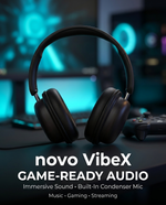 Load image into Gallery viewer, novo VibeX Over-Ear Wireless Headphones