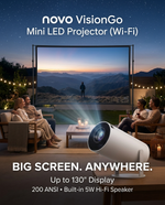 Load image into Gallery viewer, novo VisionGo Mini LED Projector (Wi-Fi)
