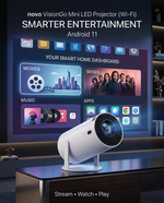 Load image into Gallery viewer, novo VisionGo Mini LED Projector (Wi-Fi)