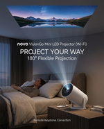 Load image into Gallery viewer, novo VisionGo Mini LED Projector (Wi-Fi)
